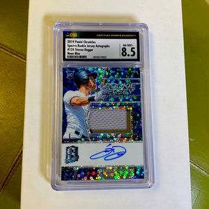 2019 pannani chronicles spectre Rookie Jersey Autographs #124 Steven Duggar NEON